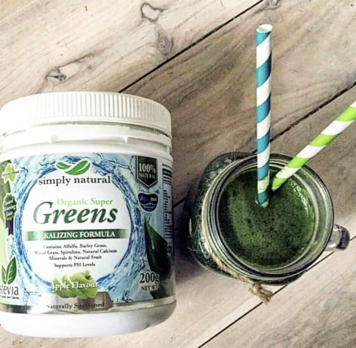 Super Greens + Apple - Simply Natural Nutrition
